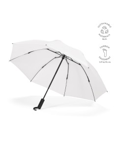 Ombrello Presley in rPET. 23"", pieghevole con chiusura reversibile