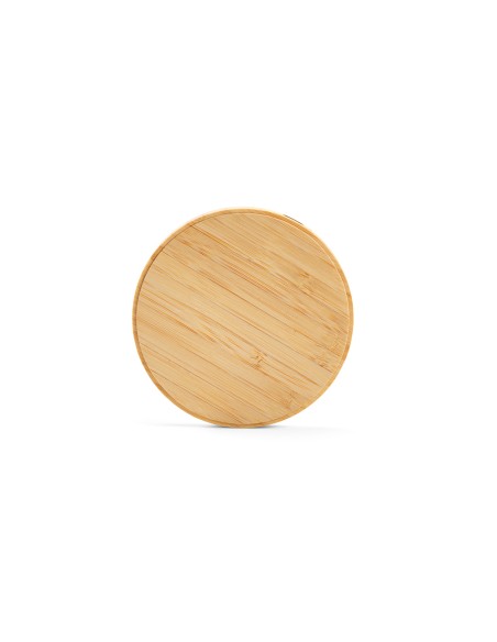 Kepler caricatore wireless in bamboo da 15W. Porta USB-C