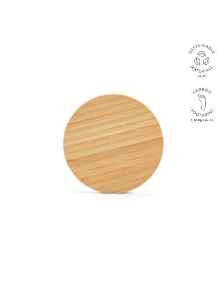 Kepler caricatore wireless in bamboo da 15W. Porta USB-C