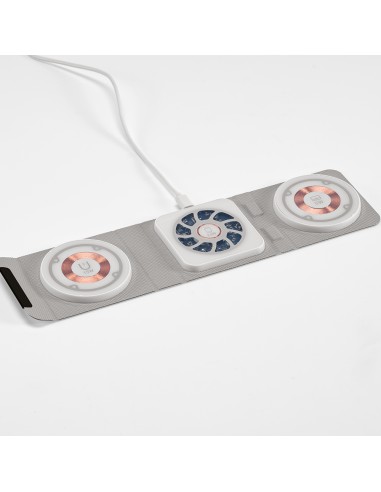 Caricatore wireless 3-in-1 Linnaeus in rPU da 15W