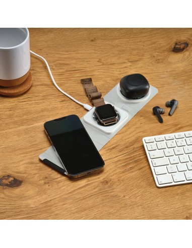 Caricatore wireless 3-in-1 Linnaeus in rPU da 15W