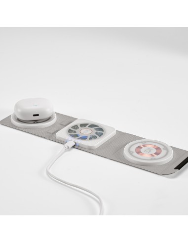 Caricatore wireless 3-in-1 Linnaeus in rPU da 15W