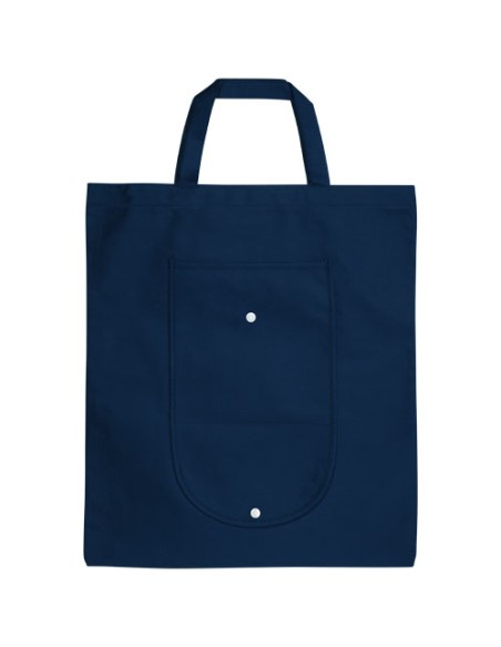 Shopper pieghevole con bottone in TNT Maple - 8L
