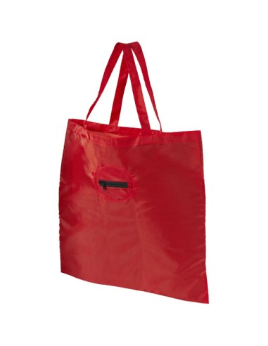 Shopper pieghevole con portachiavi Take-Away - 8L