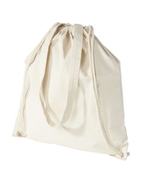 Zaino con cordoncino Eliza in cotone da 240 g/m² - 6L