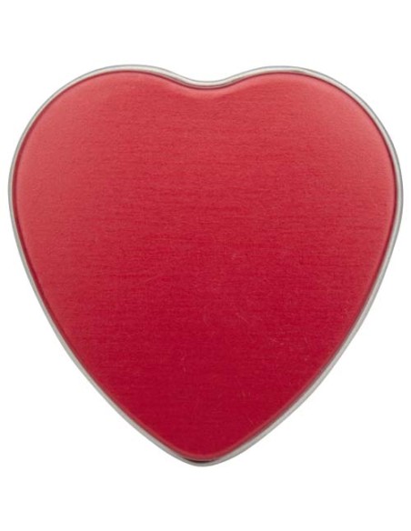 Candela in scatola di latta a forma di cuore all'aroma di vaniglia Blissful