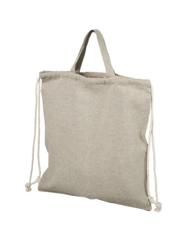 Zaino con cordoncino Pheebs in tessuto riciclato, 150 g/m² - 6L