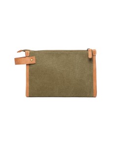 Cosmetic bag VINGA Bosler in canvas riciclato GRS
