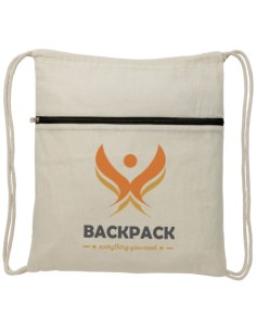 Zaino con cordoncino e cerniera Oregon - 5L