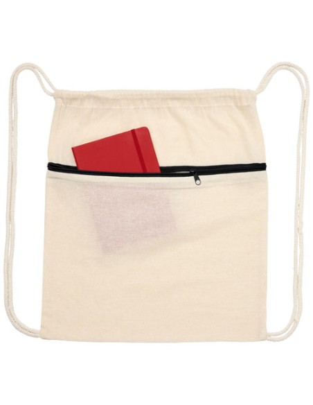 Zaino con cordoncino e cerniera Oregon - 5L