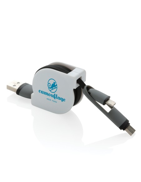 Cavo retrattile 3 in 1