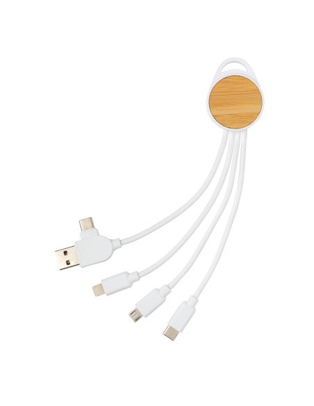 Cavo rotondo Ontario 6 in 1 in plastica riciclata RCS