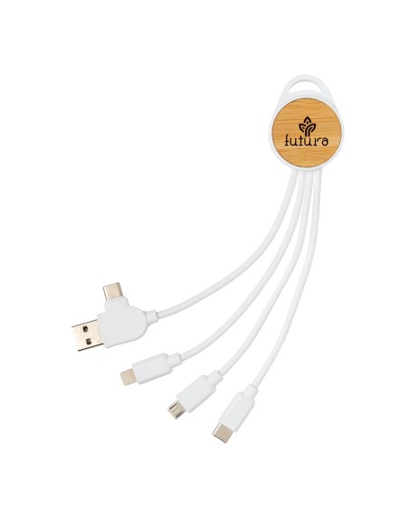 Cavo rotondo Ontario 6 in 1 in plastica riciclata RCS