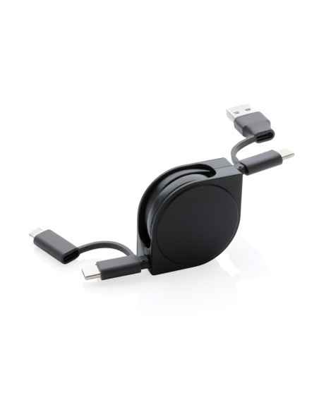 Cavo 6 in 1 RCS standard in plastica riciclata e TPE