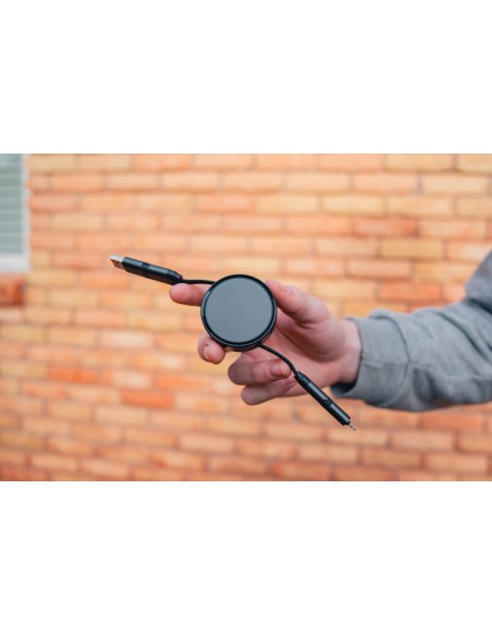 Cavo retrattile 6in1 45W in alluminio riciclato Terra RCS