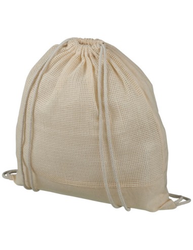 Zaino con cordoncino Maine in rete di cotone - 5L