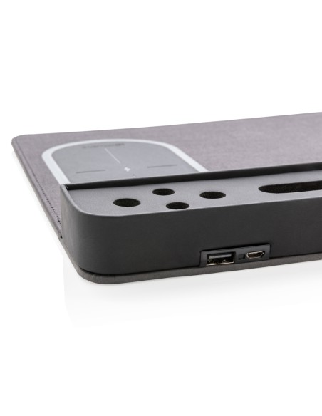 Tappetino mouse Air con ricarica wireless 5W e USB