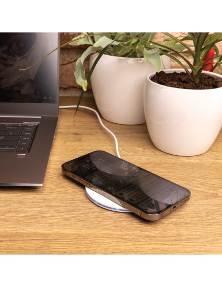Caricatore wireless veloce 15W in plastica RCS