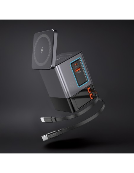 Caricatore GaN 105W cavo retrattile Urban Vitamin Sacramento