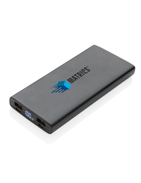 Powerbank in alluminio da 10.000 mAh 18W con PD