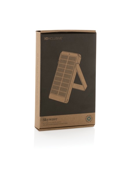 Powerbamk 10000 mAhSkywave in plastica riciclata RCS