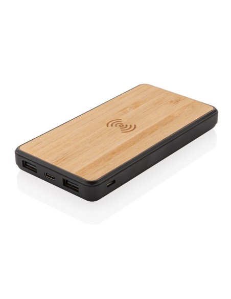 Powerbank wireless da 8.000 mAh in plastica riciclata RCS