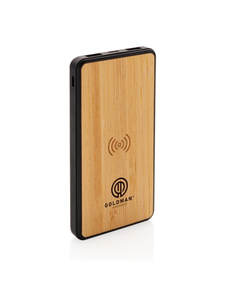 Powerbank wireless da 8.000 mAh in plastica riciclata RCS