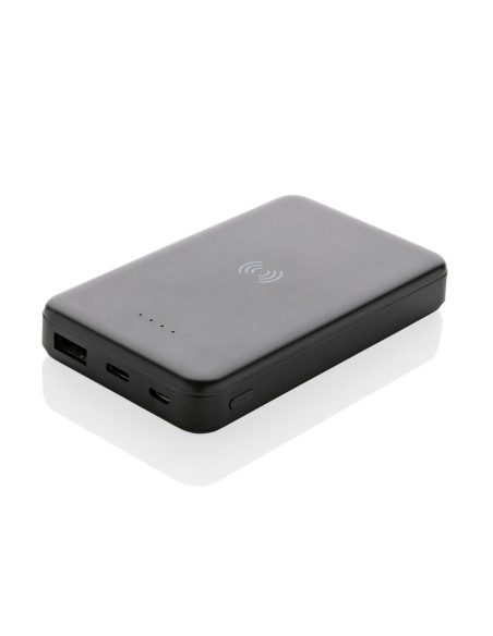 Powerbank wireless 5W da 5.000 mAh in plastica riciclata RCS
