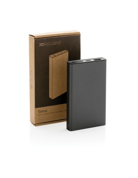 Powerbank Terra da 5000 mAh in alluminio riciclato