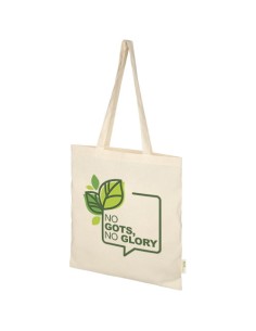 Tote bag in cotone biologico 100 g/m² Orissa - 7L