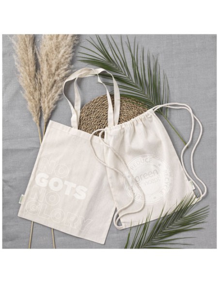 Tote bag in cotone biologico 100 g/m² Orissa - 7L