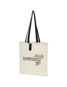 Tote bag Nevada ripiegabile, in cotone da 100 g/m² - 7L