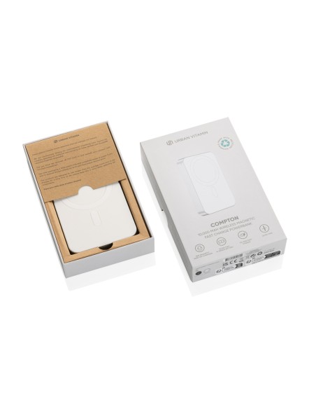 Compton RCS plastica riciclata/alluminio 10.000mAh powerbank