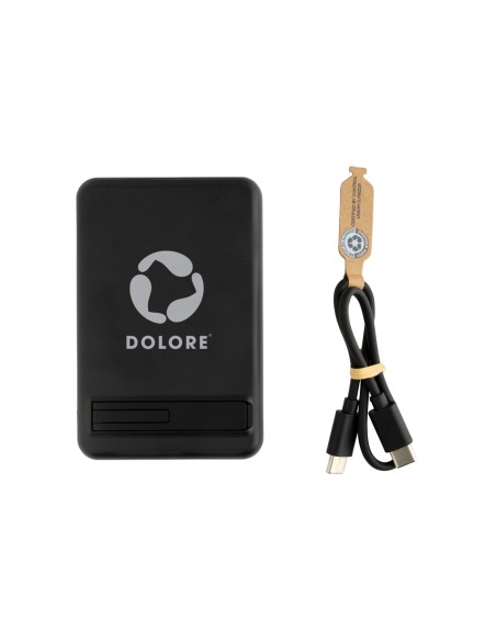 Powerbank magnetica da 5.000 mah 5W Zen in bambù e rPlastica