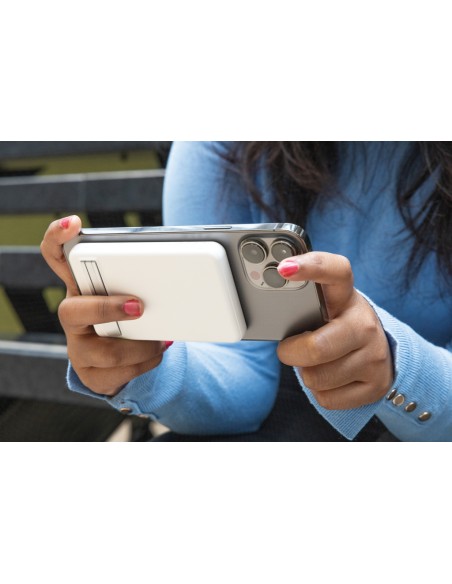 Powerbank magnetica da 5.000 mah 5W Zen in bambù e rPlastica