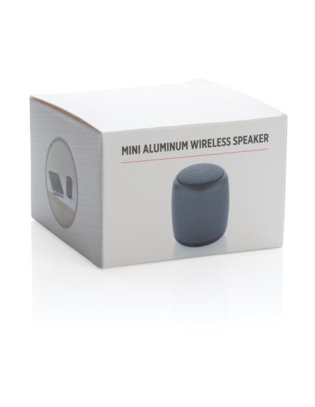 Mini speaker wireless in alluminio