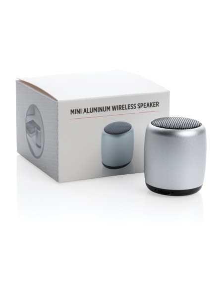 Mini speaker wireless in alluminio