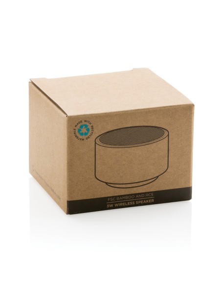 Speaker wireless 3W in bambù