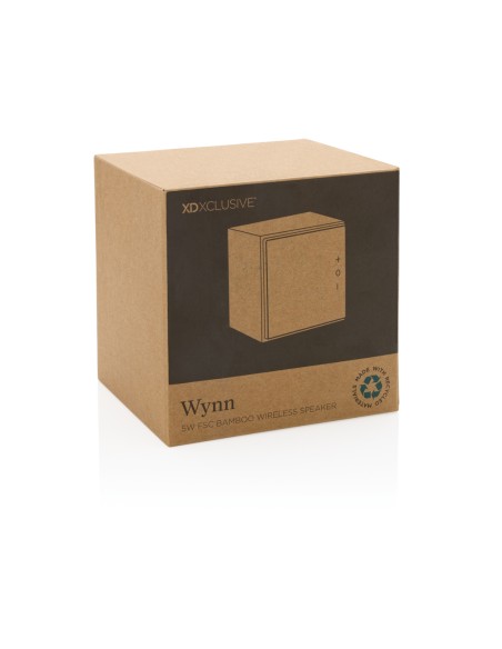Speaker wireless 5W Wynn in bambù