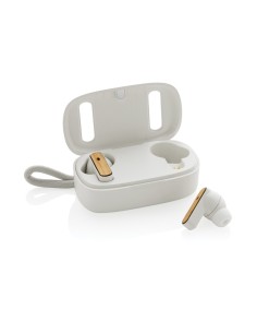 Auricolari TWS in plastica RCS e bambù