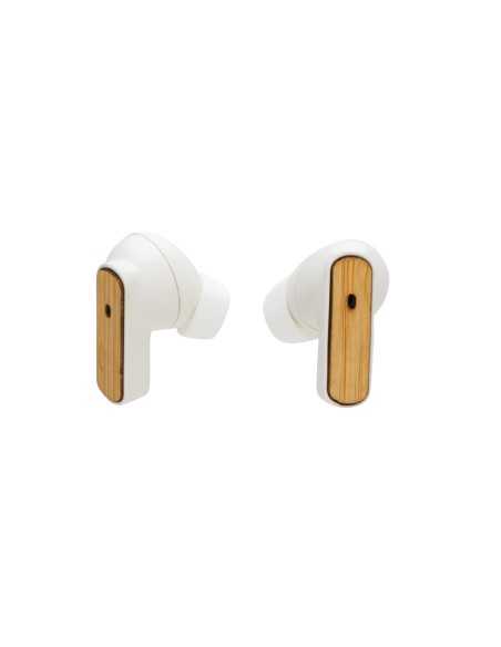 Auricolari TWS in plastica RCS e bambù