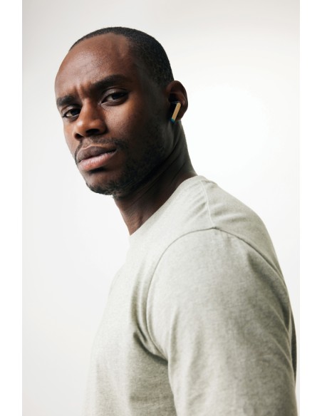 Auricolari TWS in plastica riciclata RCS e bambù