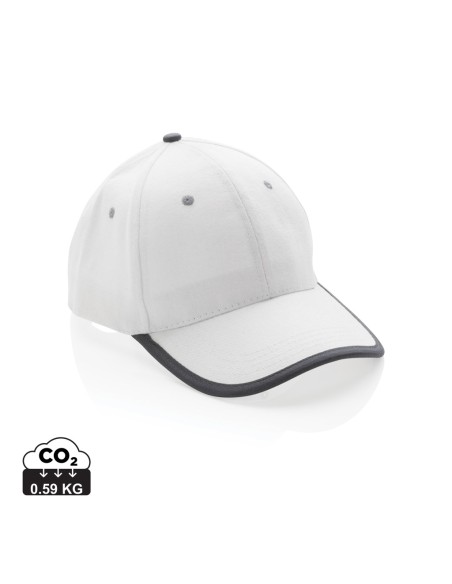 Cappellino contrast 6 pannelli in rcotton Impact AWARE™ 280g