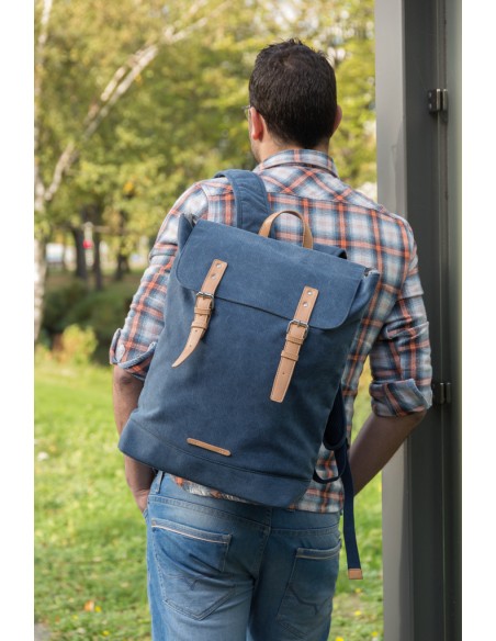 Zaino porta PC in canvas senza PVC