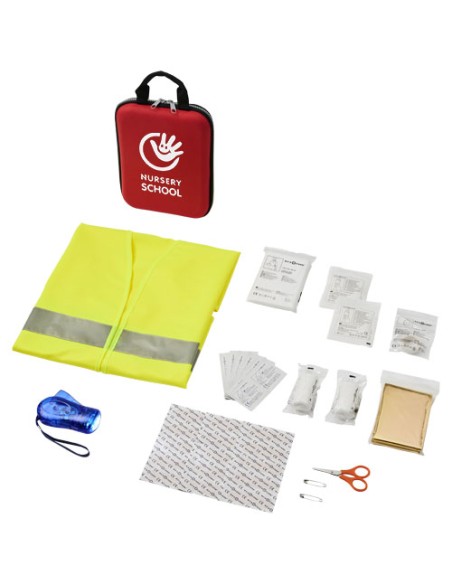 Kit primo soccorso da 46 pezzi e gilet di sicurezza Handies