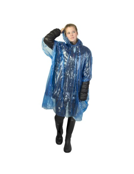 Poncho impermeabile monouso Ziva con custodia