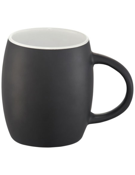 Tazza in ceramica Heart con coperchio in legno da 400 ml