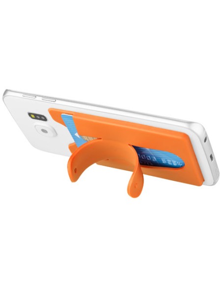 Supporto e portacarte in silicone per smartphone Stue