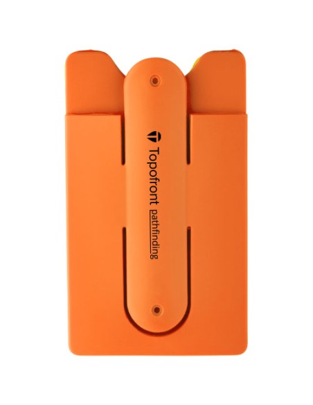 Supporto e portacarte in silicone per smartphone Stue