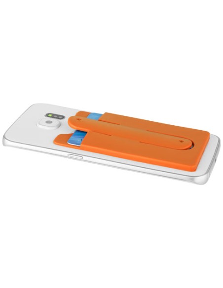 Supporto e portacarte in silicone per smartphone Stue